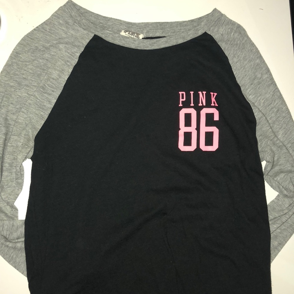 Victoria’s Secret PINK Cotton Long Sleeve Tee